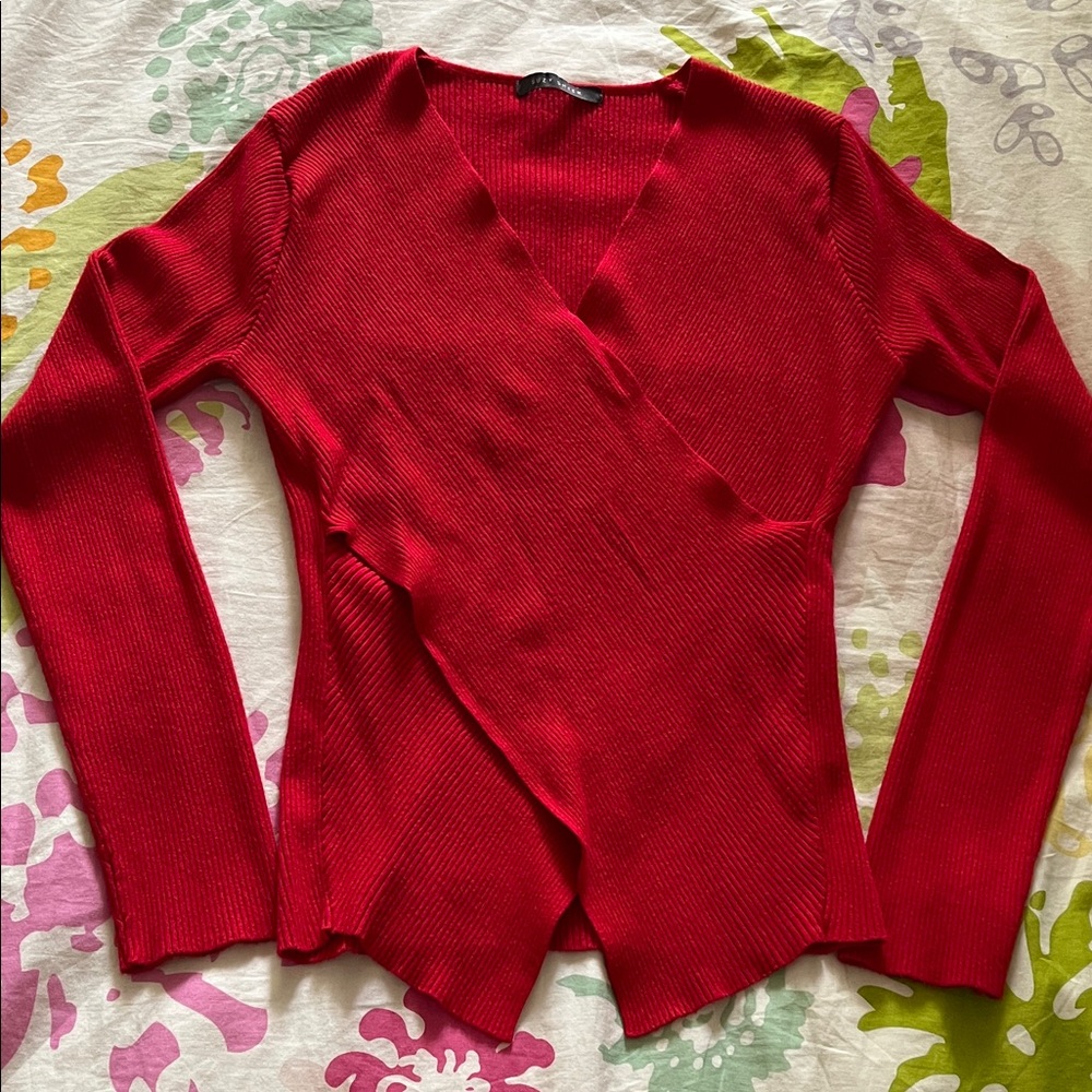 Festive Red Suzy Shier Sweater